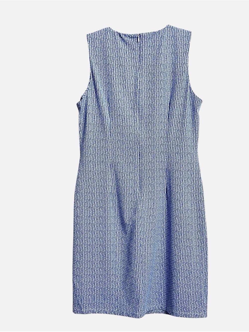 J. McLaughlin Euro Summer Catalina Cloth Sheath Dress M Stretch Coastal Preppy - Picture 3 of 7